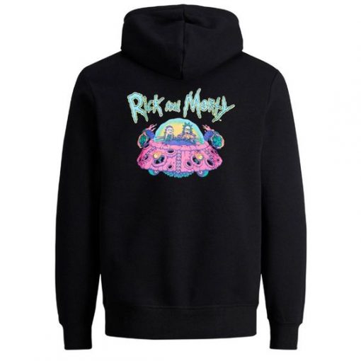 RICK & MORTY PORTAL GUN BACK HOODIE DNXRE