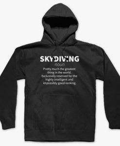 SKYDIVING FUNNY HOODIE DNXRE