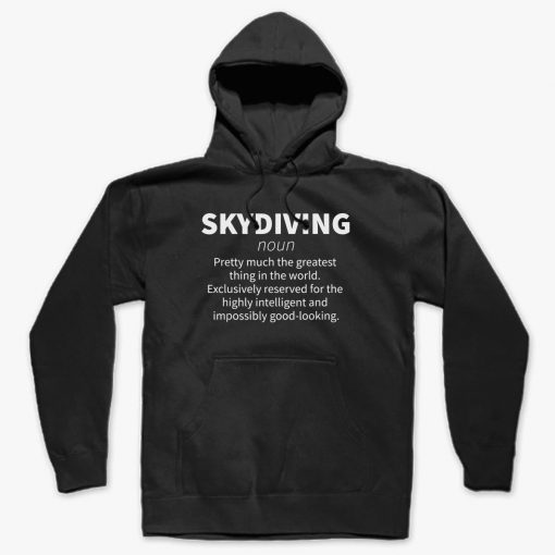 SKYDIVING FUNNY HOODIE DNXRE