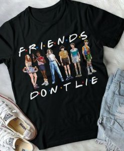 STRANGER THINGS FRIENDS DONT LIE T-SHIRT DNXRE