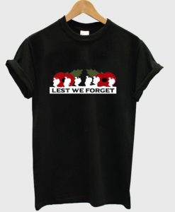 LEST WE FORGET T-SHIRT DNXRE