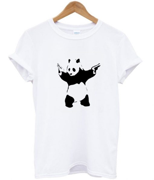 PANDA WITH THE GUN T-SHIRT DNXRE