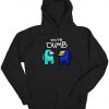 AMONG US CYAN YOU ARE DUMB HOODIE GG37