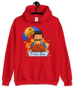 BOB TURKEY DAY THANKFUL THANKSGIVING HOODIE CR37