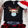 CHRISTMAS MASK CUTE RUDOLPH REINDEER T-SHIRT DR23