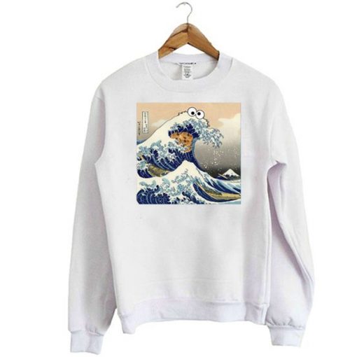 COOKIE MONSTER WAVE SWEATSHIRT DR23