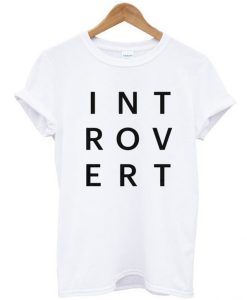 INTROVERT TYPOGRAPHY T-SHIRT DR23