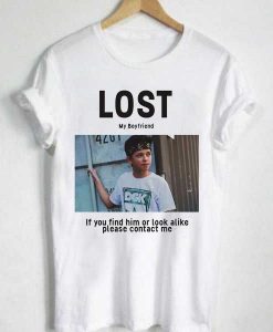 JACOB SARTORIUS LOST MY BOYFRIEND T-SHIRT GG37