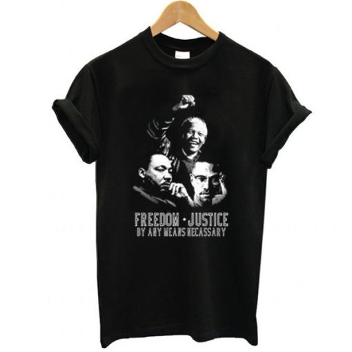 MANDELA MARTIN LUTHER KING MALCOLM T-SHIRT DR23