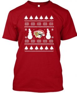 PENGUIN FUNNY UGLY CHRISTMAS T-SHIRT GG37