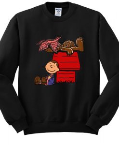 PEANUT ELEVEN DEMOGORGON STRANGER THINGS PULLOVER SWEATSHIRT DR23