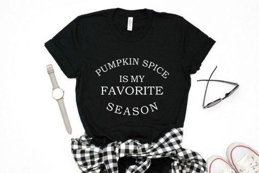 PUMPKIN SPICE IS MY FAVORITE SEASON T-SHIRT DR23