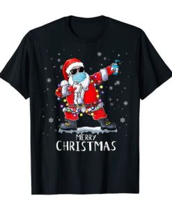 QUARANTINE CHRISTMAS DABBING SANTA T-SHIRT CR37