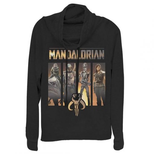 STAR WARS THE MANDALORIAN CHARACTER HOODIE GG37