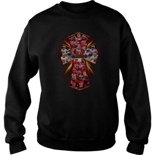 SAN FRANCISCO 49ERS CROSS PLAYER SWEATSHIRT DR23