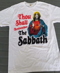 THOU SHALT REMEMBER THE SABBATH T-SHIRT DR23