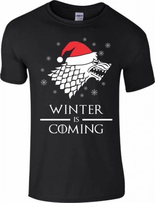 WINTER IS COMING CHRISTMAS T-SHIRT GG37