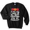 SAILORMOON I'M NOT LAZY QUOTES SWEATSHIRT DR23