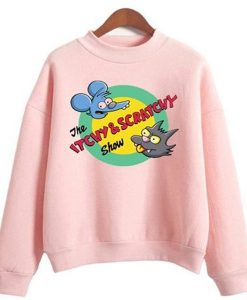 THE ITCHY AND SCRATCHY SHOW SWEATSHIRT DR23