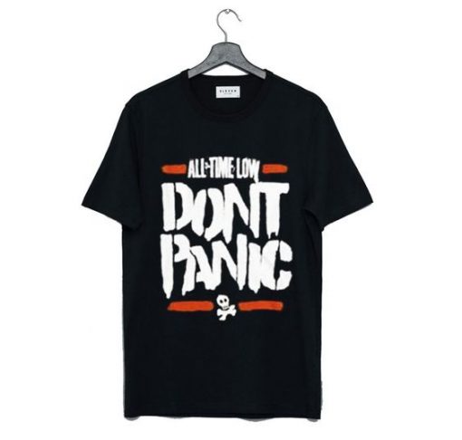 ALL TIME LOW DO NOT PANIC T-SHIRT CR37