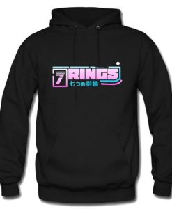 ARIANA GRANDE 7 RINGS JAPAN HOODIE SS