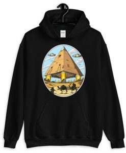 ALIEN EGYPTIAN PYRAMIDS HOODIE DX23