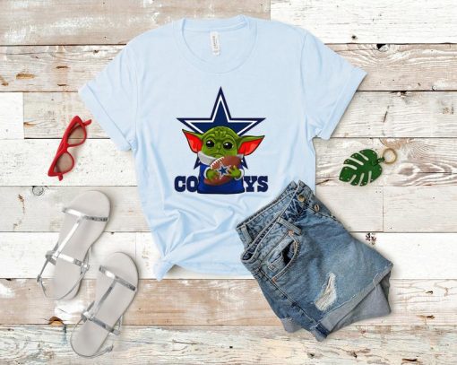 BABY YODA DALLAS COWBOYS T-SHIRT DX23