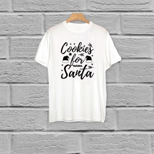 COOKIES FOR SANTA T-SHIRT DX23