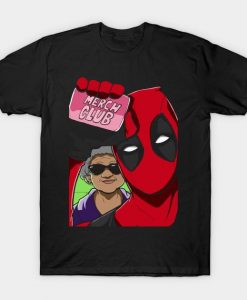 DEADPOOL MERC CLUB T-SHIRT DX23