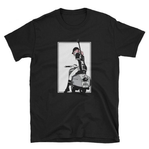 FLCL HARUKO VESPA GRAPHIC T-SHIRT DX23