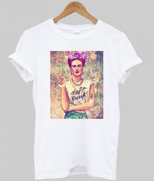 FRIDA KAHLO DAFT PUNK T-SHIRT SS