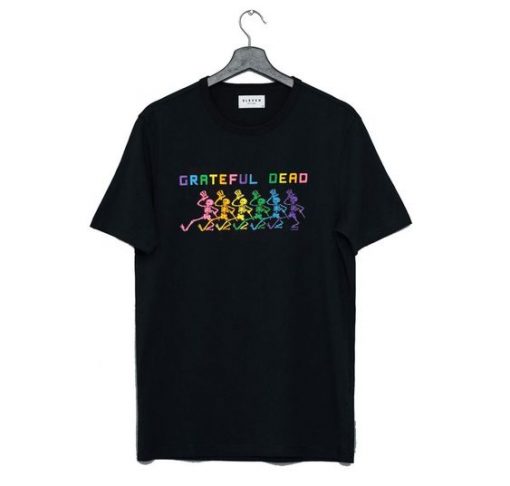 GRATEFUL DEAD COLORFUL SKELETON T-SHIRT CR37