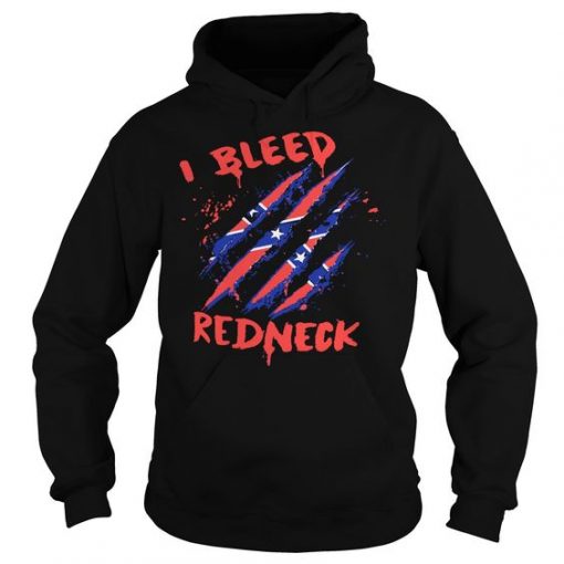 I BLEED REDNECK HOODIE SS