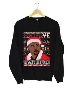 KANYE WEST UGLY CHRISTMAS SWEATSHIRT CR37