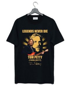 LEGENDS NEVER DIE TOM PETTY T-SHIRT CR37