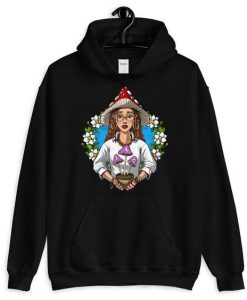 MAGIC MUSHROOMS AND GIRLS HOODIE DX23