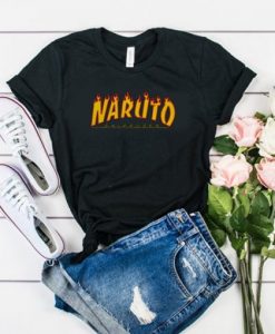 NARUTO THRASHER LOGO MASH-UP T-SHIRT DX23