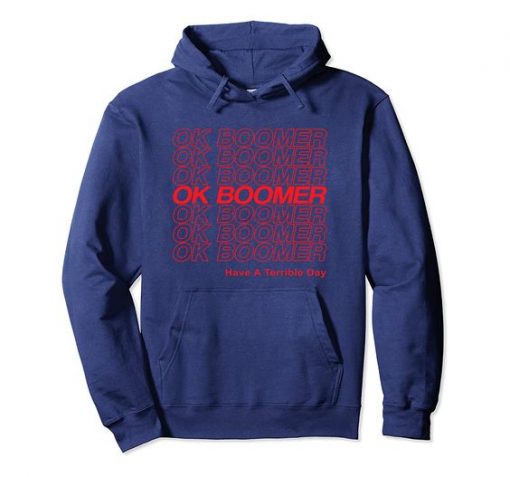 OK BOOMER FUNNY HOODIE SS