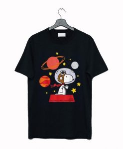 PEANUTS SNOOPY SPACE PILOT MARS T-SHIRT CR37