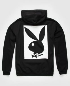 PLAYBOY LOGO BLACK HOODIE DX23