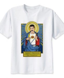 SAINT FREDDIE MERCURY THE CHAMPION T-SHIRT CR37