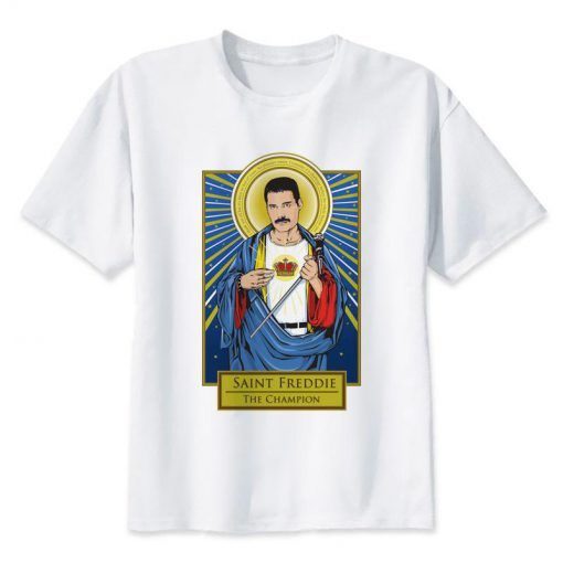 SAINT FREDDIE MERCURY THE CHAMPION T-SHIRT CR37