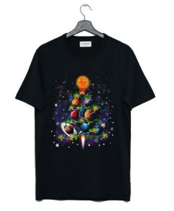 SOLAR SYSTEM PLANETS CHRISTMAS T-SHIRT CR37