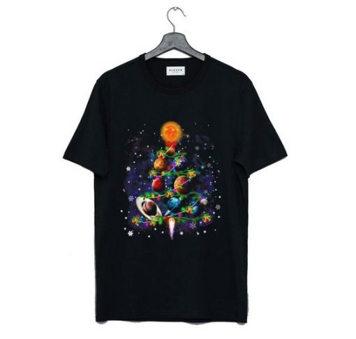 SOLAR SYSTEM PLANETS CHRISTMAS T-SHIRT CR37