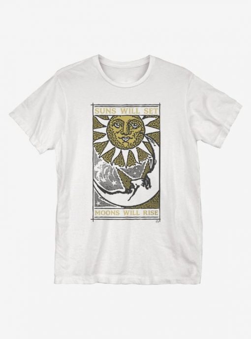 SUNS AND MOONS T-SHIRT DX23