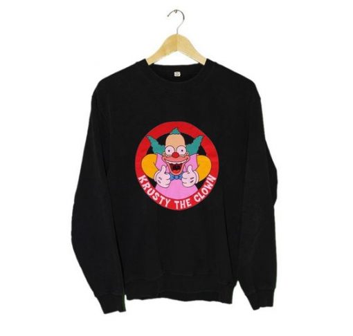 THE SIMPSONS KRUSTY THE CLOWN SWEATSHIRT SS