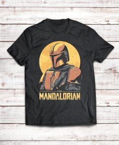 THE MANDALORIAN BOUNTY HUNTER VINTAGE T-SHIRT DX23