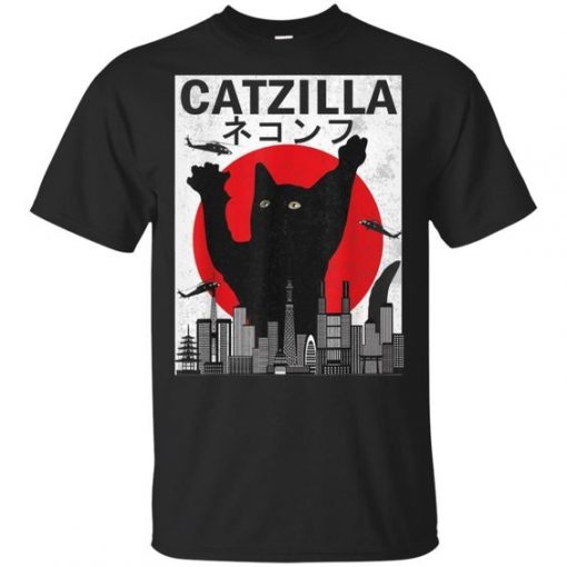 VINTAGE CATZILLA JAPANESE T-SHIRT DX23