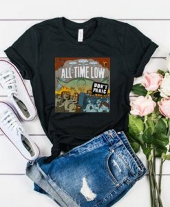 All Time Low Don’t Panic t-shirt drd