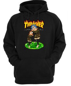 Rick and Morty Thrasher hoodie drd